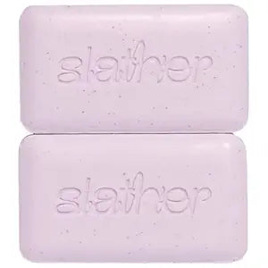 Slather Exfoliating & Smoothing Bar (2 Pack) ��� Retinol Body Bar for KP, Dry & Textured Skin ��� Hydrating, Smoothing, Gentle Exfoliation ��� Safe for Sensitive Skin ��� Light Lavender Scent