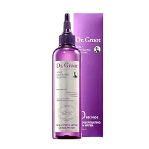 Dr. Groot Scalp Exfoliating Detox Water for Hair Loss, Korean Hair Care, AHA to remove Sebum, Purify Scalp, Menthol Refreshing, Scalp Revitalizing Solution