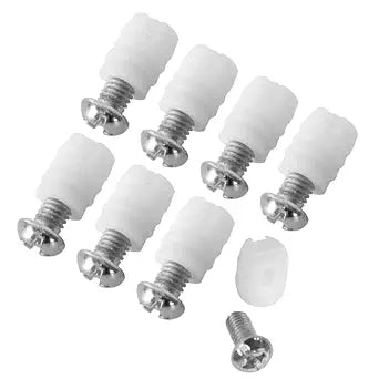 102267 105163 Plastic Sleeve and Screw Compatible with IKEA