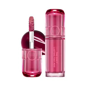rom&nd Juicy Lasting Tint Mini | Glossy Lip Tint | Korean Raspberry | 1oz