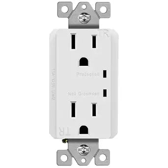 TOPGREENER Surge Protector Outlet, Tamper-Resistant, 15A 125V, White