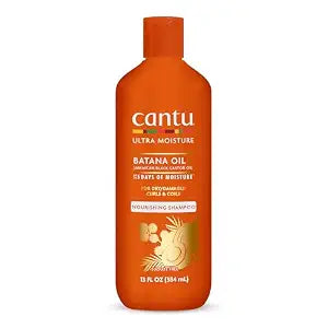 Cantu Ultra Moisture Nourishing Shampoo with Batana & Jamaican Black Castor Oils for Dry Hair, Sulfate-Free, 13 fl oz