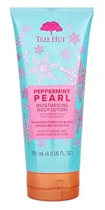 Tree Hut Peppermint Pearl Body Lotion, Limited Edition Holiday, Ceramide and Squalene Formula Helps Protect Skin, Long-lasting Hydration Leaves Skin Feeling Soft & Moisturized, 8.5 fl oz.
