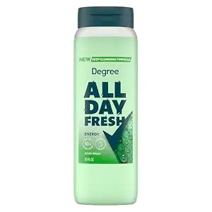 Degree All Day Fresh Body Wash Fresh Energy Deep Cleansing 20 FO