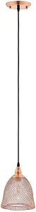 Modway Glimmer Contemporary Modern Bell Shade 7" Hanging Ceiling Light Pendant in