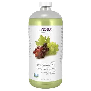 NOW Solutions, Grapeseed Oil, Sensitive Skin & All Skin Types, 32 fl. oz
