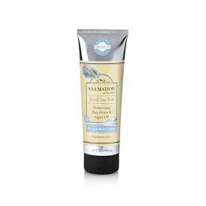 A LA MAISON De Provence Hand and Body Lotion | Natural Moisturizing Lotion with Argan Oil and Shea Butter | Moisturizer for Dry Skin | Paraben and Phthalates Free | Fresh Sea Salt Scent 8 Oz (1 Pack)
