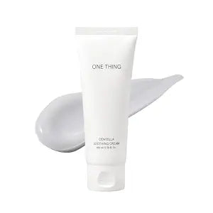 ONE THING Centella Soothing Cream 3.38 Fl Oz | CICA Beta Glucan Hydrating Calming Facial Vegan Moisturizer for All, Sensitive Skin Types, Barrier Redness Irritation Relief | Korean Skin Care
