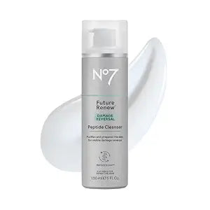 No7 Future Renew Damage Reversal Peptide Gentle Face Cleanser, 5 Fl Oz