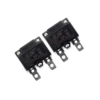 30 Amps Thermal Circuit Breakers 125/250VAC 32VDC Automatic Reset Relay Fuse Current Overload Protector Switch 30A 2 Pack