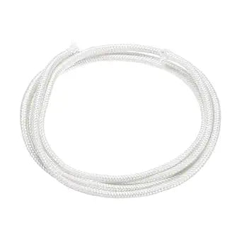 MECCANIXITY 20 Gauge High Temp Wire 3.28FT, 20AWG Mica Glass Fiber High Temperature Insulated Copper Wire 500 Degrees Celsius Heat Resistant Electrical Wire for Lamp Boiler Heater, White