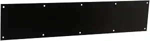National Hardware Door Kickplate, 6 in x 30 in, Matte Black