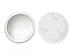 5X Magnifying Mirror with 3 Suction Cups Fixture 7 Inch Makeup Mirror