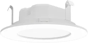 RAB Lighting WFRETRO Ultra-Thin LED Wafer Retrofit DownlightFits 4-Inch/5-6 Inch Recessed HousingsDimmable Edge-LitSmooth/Baffle TrimEnergy Efficient 50,000-HourWet Location Rated (WFRETRO4)