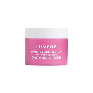 Lumene Nordic Bloom [Lumo] Anti-Wrinkle & Firm Day Moisturizer - Anti Aging Cream for Visibly Firm, Radiant & Smooth Skin - Formulated with Pre-Retinol Complex + Lingonberry Extract (1.7 oz)