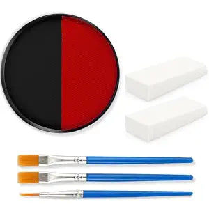 1.0 OZ Black/ Red Face & Body Paintï¿½ï¿½ï¿½ï¿½ï¿½ï¿½ï¿½