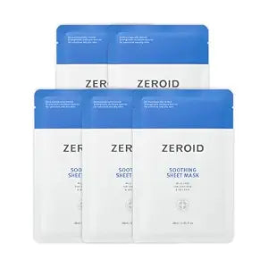 ZEROID Soothing Sheet Mask, 5 Sheets