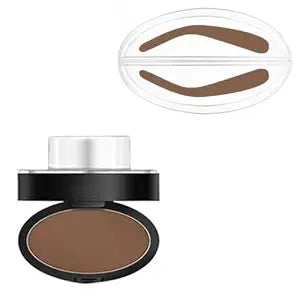 Eyebrow Stamp, Eyebrows in 5 Seconds, Deluxe Browpro Stamp Set, Achieve perfect results easily with Precise Application -Dark Brown