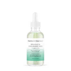 Rejuvenating Skin Serum with Sea Kale & Hyaluronic Acid – Hydrating & Calming Complex for Smooth, Radiant Skin – 2 fl oz