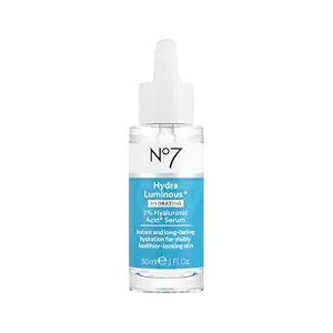 No7 HydraLuminous+ 2% Hyaluronic Acid Serum, 1 Fl Oz