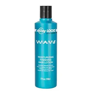 AllDay Locks Classic Wave Hair Lotion Lightweight Curl Cream, 7.7 Oz Bottle