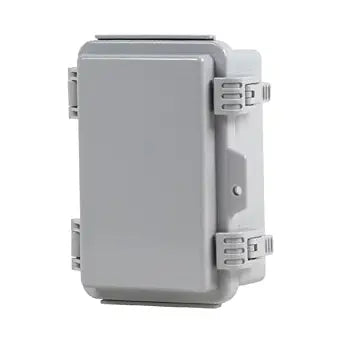 Newhouse Electric Gray Weatherproof Electrical Junction Box Polycarbonate NHWE-S with Hinged Cover NEMA