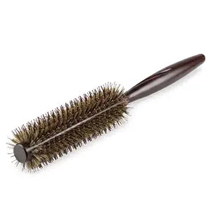 Melune Small Boar & Nylon Round Brush for Blow Out with Comb & Cleaner