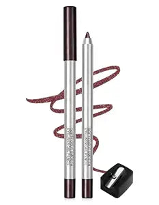 Plum Brown Shimmer Eyeliner Pencil, Waterproof & Smudge Proof Eye Liner, 03