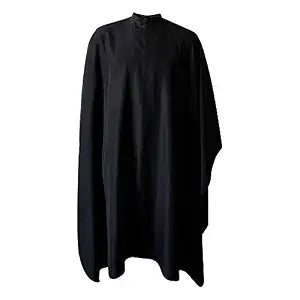 Professional Salon Cape Polyester Haircut Apron Barber Cape,54"x62",Black,C007001E-L