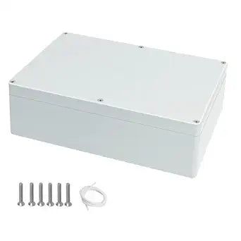 Junction Box Waterproof Plastic Project Box IP65 Plastic Project Box Electrical Box Enclosure Gray White 11.4"x 8.2"x 3.9"(290 x 210 x 100mm)