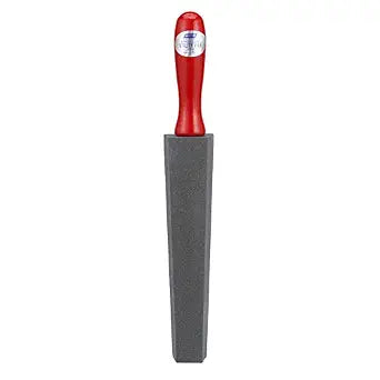 Norton Crystolon Utility File Sharpening Stone with Wooden Handle, Premium Silicon Carbide, 14'' Overall Length, Grit Coarse. Sharpening Knife, Axe, Hatchet, Lawn Mower Blade, Spade