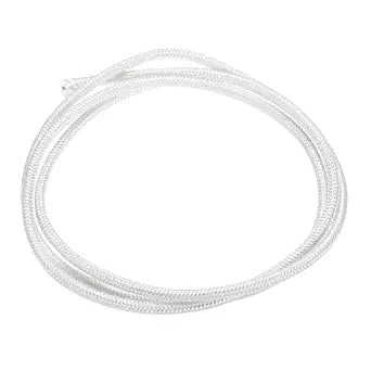 MECCANIXITY 14 Gauge High Temp Wire 3.28FT, 14AWG Mica Glass Fiber High Temperature Insulated Copper Wire 500 Degrees Celsius Heat Resistant Electrical Wire for Lamp Boiler Heater, White