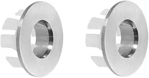 Sink Overflow Ring Brushed Nickel Bathroom Vanity Sink Overflow Cover Insert in Round Trim Cap Brass Material