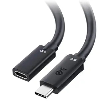 Cable Matters 80Gbps USB4 Extension Cable 3.3ft, Thunderbolt 5/4 Compatible