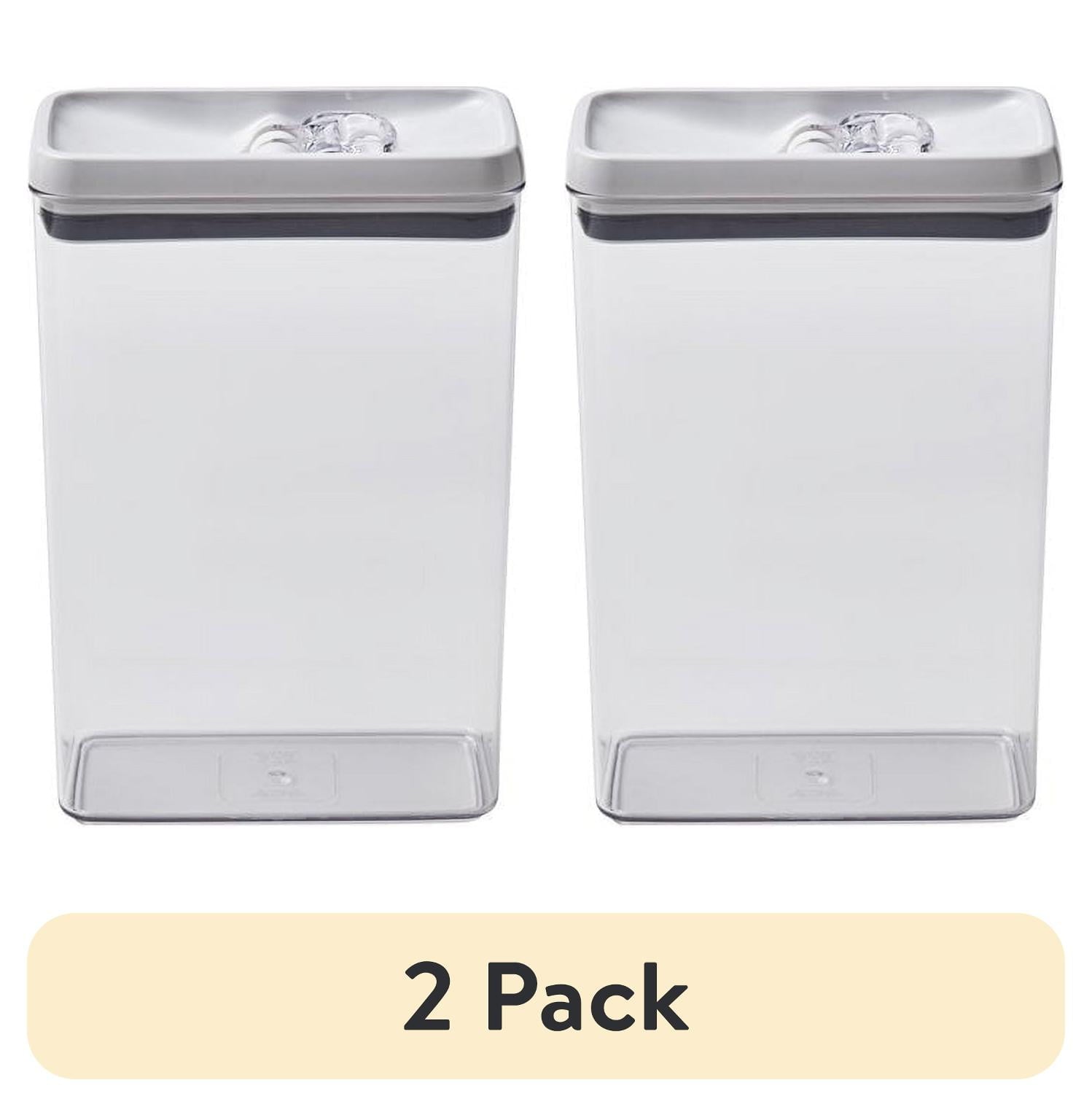 (4 pack) Better Homes & Gardens Canister - 17.3 Cup Flip-TiteÂ® Rectangular Food Storage Container
