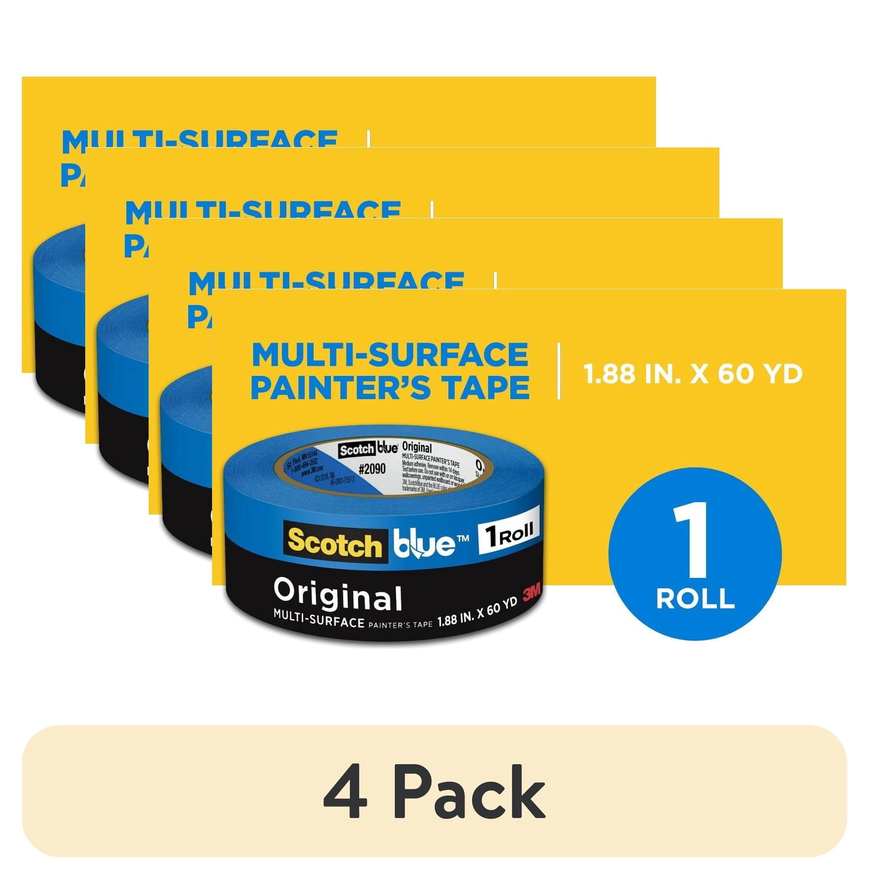 (2 pack) Scotch Blue Painter's Tape, 1.88 in. x 60 yd., 1 Pack, Original Multi-Surface, Paint Supplies