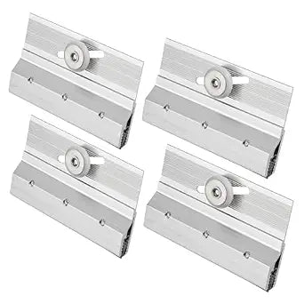 4Pcs M6053 Frameless Shower Door Rollers Top Bracket Roller Assembly