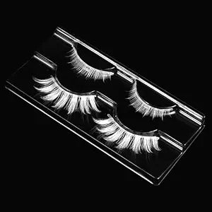 4 Pairs Halloween White Eyelashes White Lashes Eyelash Extension Tools