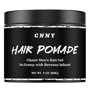 Crownnaturally CNNY Hair Pomade 4oz - Strong Hold & Medium Shine - Professional Hair Styling Wax for Men - All Hair Types - Barber Grade Pomade - Easy Wash Out