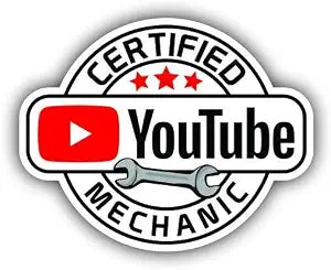3 PCS Certified YouTube Mechanic Stickers  Funny Tool Box Decal, Hard Hat Sticker for Mechanics, Waterproof Vinyl 2 Inch  Toolbox Stickers for Men, Electricians, Garage, Union (2in)