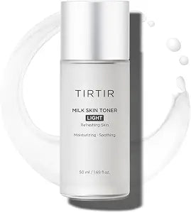 TIRTIR Milk Skin Toner Light | Instant Hydration with 4% Niacinamide, Pore-Tightening, Vegan Toner for Acne-Prone, Sensitive & Oily Skin, Fungal Acne Safe, Panthenol, Allantoin, Vitamin B