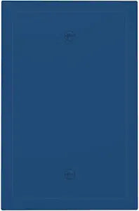 Navy Blue 1 Gang Blank Light Switch Cover Decorative No Device Wall Plate Coves Electrical Switch Plate Cover Dimmer Faceplate Electrical Covers for Unused Outlets/Switches for Home Decor