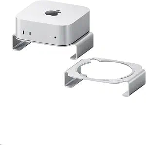 Hagibis Mac mini M4 Stand Aluminum Alloy Mount for Mac mini M4/M4 Pro 2024 Ventilation Heat Dissipation Cooling Desktop Holder Accessories (MMS03)