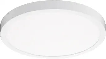 Builder Essential Round LED 7in Flush Mount 14W 1,100 Lumens with 5-CCT Selectability 2700-3000-3500-4000-5000K in White