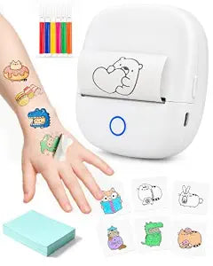 Temporary Tattoo Printer, AI Custom Temporary Tattoos for Kids Ages 8+