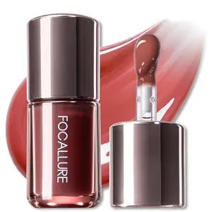 FOCALLURE Lip Plumper Gloss, No Sting Plumping & Hydrating, High Shine NU01