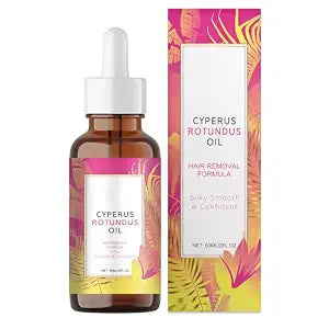 Cyperus Rotundus Oil for Hair Removal, 60ml ��� Helps Slow Hair Regrowth, Moisturizing & Soothing, for Women & Men, All Skin Types