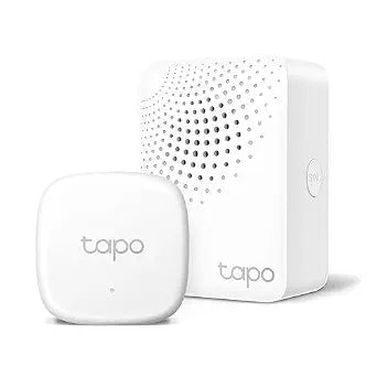 TP-Link Tapo Temperature and Humidity Sensor Starter Kit: T310 Sensor + H100 Hub (High-Accuracy Swiss-Made Sensor | Real-Time Notifications | Long-Lasting Performance)