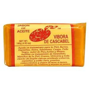 (1), 140g - Jabon De Aciete Vibora De Cascabel Barra de Limpieza para Cara y Cuerpo/Rattlesnake Soap Oil Soap (Vibora de Cascabel) - Face & Body Cleansing Bar