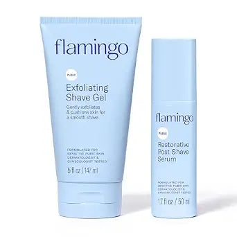 Flamingo Pubic Hair Shaving Skin Care Set